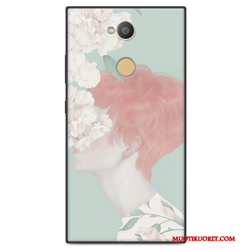Sony Xperia L2 Kuori Pehmeä Neste All Inclusive Taide Silikoni Puhelimen Kuoret Murtumaton Kotelo