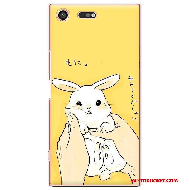 Sony Xperia Xz Premium Kuori Puhelimen Kuoret Sarjakuva Vihreä Kotelo Ihana Suojaus Kukkia