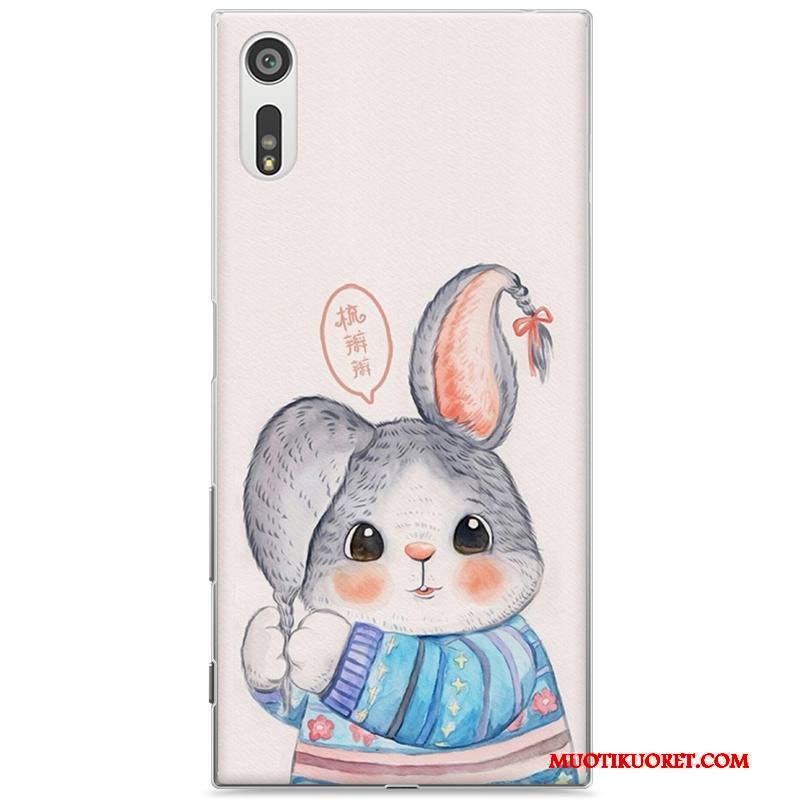 Sony Xperia Xz Puhelimen Kuoret Sarjakuva Suojaus Kuori Violetti Kova Kotelo