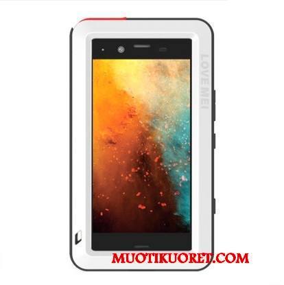 Sony Xperia Xz1 Compact Kuori Kotelo Suojaus Metalli Puhelimen Kuoret Silikoni Keltainen Kolme Puolustusta