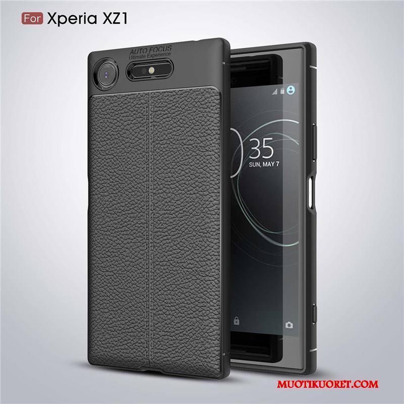 Sony Xperia Xz1 Puhelimen Kuoret Murtumaton Pehmeä Neste Kotelo Suojaus Silikoni Kuori