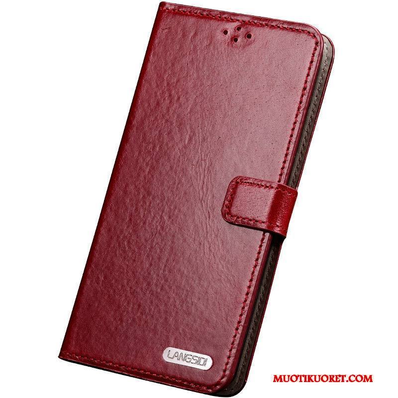 Sony Xperia Z3+ Kuori Yksinkertainen Murtumaton Puhelimen Kuoret Aito Nahka Nahkakotelo Suojaus Simpukka