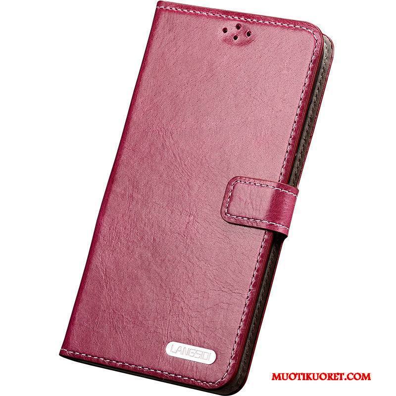 Sony Xperia Z3+ Kuori Yksinkertainen Murtumaton Puhelimen Kuoret Aito Nahka Nahkakotelo Suojaus Simpukka
