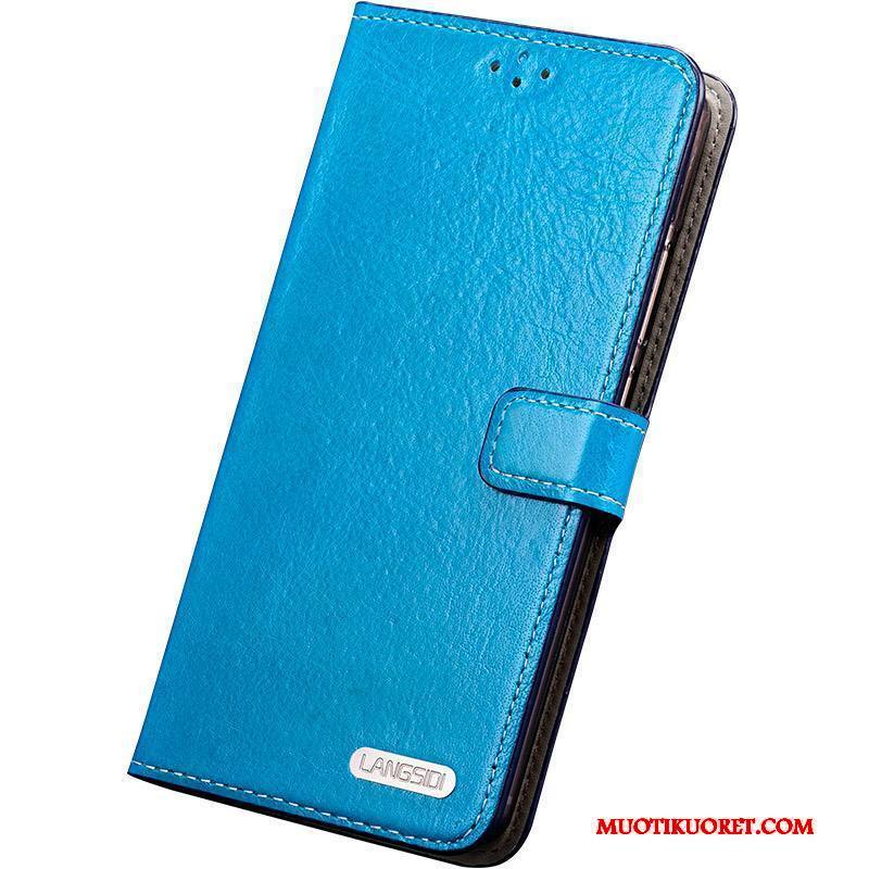 Sony Xperia Z3+ Kuori Yksinkertainen Murtumaton Puhelimen Kuoret Aito Nahka Nahkakotelo Suojaus Simpukka