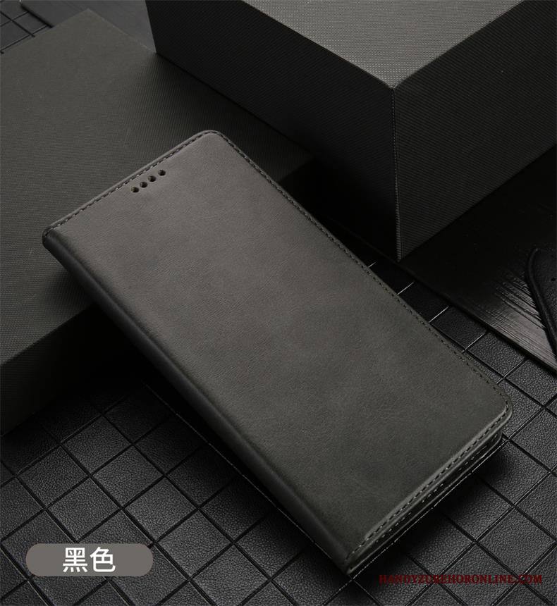 iPhone 11 Kuori All Inclusive Murtumaton Suojaus Puhelimen Kuoret Nahkakotelo Musta Kortti