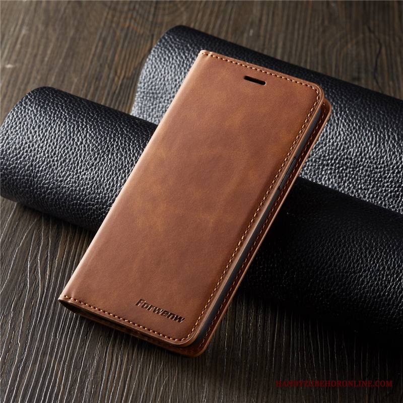 iPhone 11 Pro Kuori Kuoret Vuosikerta Liiketoiminta Salkku Puhelimen Kuoret Nahkakotelo