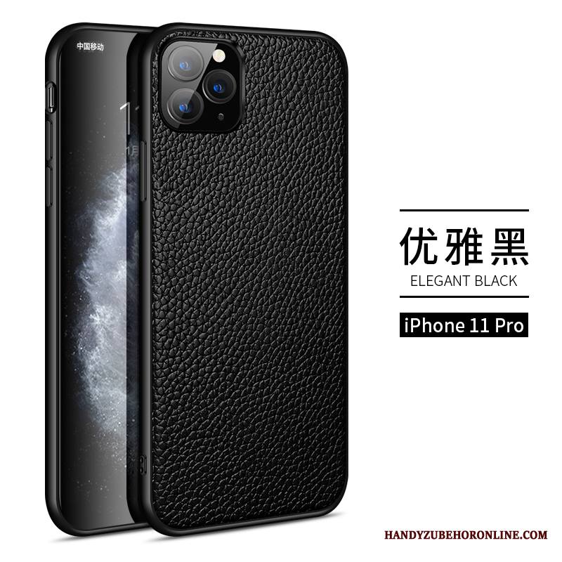 iPhone 11 Pro Kuori Nahka Nahkakotelo Uusi All Inclusive Murtumaton Aito Nahka Ultra