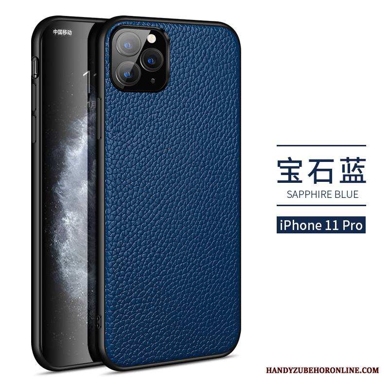 iPhone 11 Pro Kuori Nahka Nahkakotelo Uusi All Inclusive Murtumaton Aito Nahka Ultra