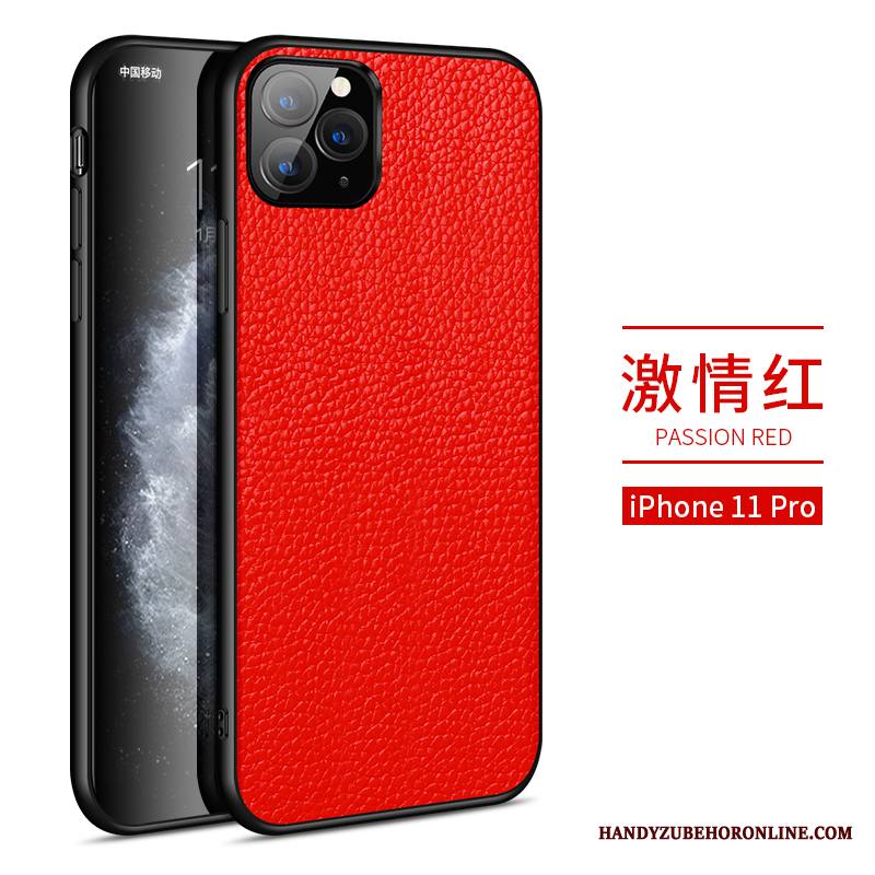iPhone 11 Pro Kuori Nahka Nahkakotelo Uusi All Inclusive Murtumaton Aito Nahka Ultra