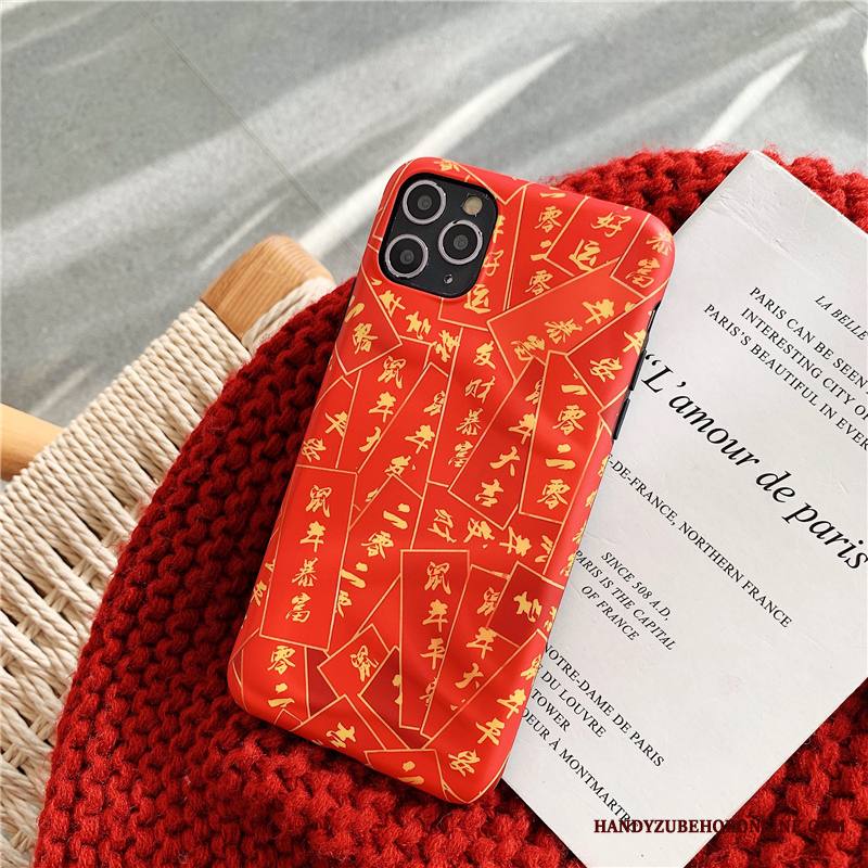 iPhone 11 Pro Kuori Persoonallisuus All Inclusive Punainen Luova Murtumaton Puhelimen Kuoret