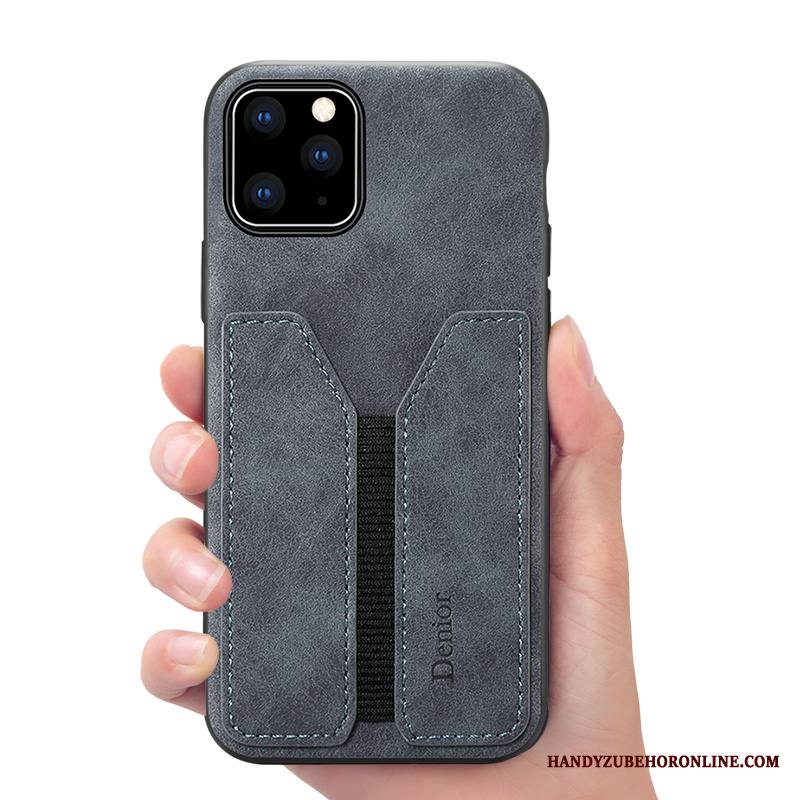 iPhone 11 Pro Kuori Salkku Sininen Liiketoiminta All Inclusive Nahkakotelo Puhelimen Kuoret