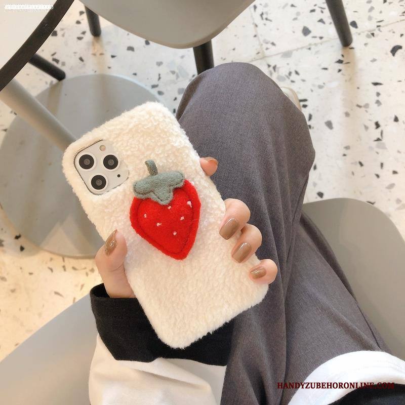 iPhone 11 Pro Kuori Valkoinen Puhelimen Kuoret Punainen Uhkea Pieni Tähti Ihana