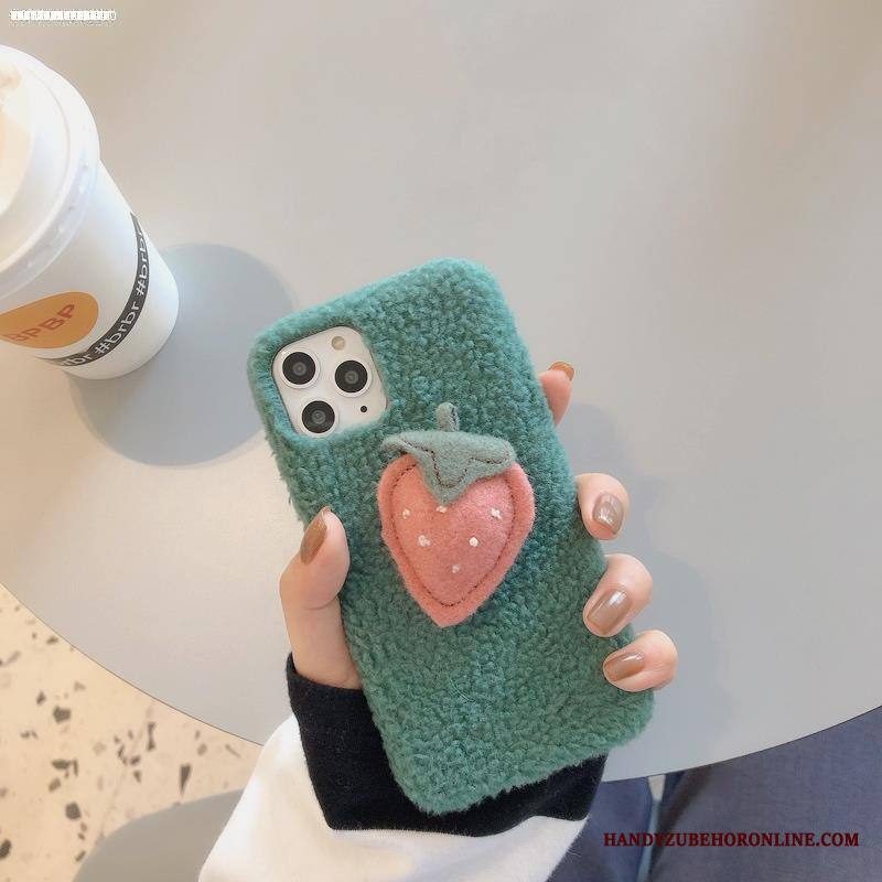 iPhone 11 Pro Kuori Valkoinen Puhelimen Kuoret Punainen Uhkea Pieni Tähti Ihana