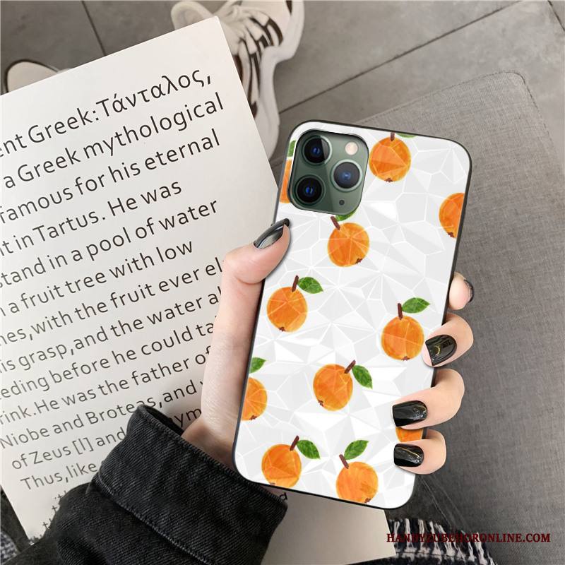 iPhone 11 Pro Lehmä Silikoni Aaltopiste Net Red Kuori Oranssi Puhelimen Kuoret