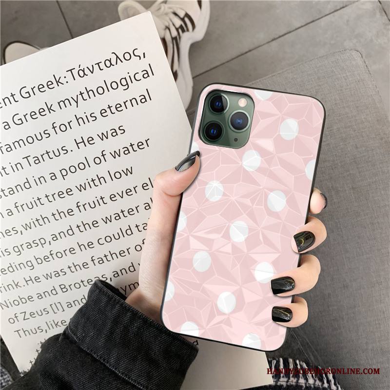 iPhone 11 Pro Lehmä Silikoni Aaltopiste Net Red Kuori Oranssi Puhelimen Kuoret