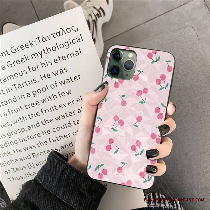 iPhone 11 Pro Lehmä Silikoni Aaltopiste Net Red Kuori Oranssi Puhelimen Kuoret