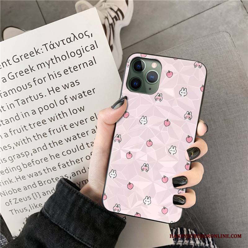 iPhone 11 Pro Lehmä Silikoni Aaltopiste Net Red Kuori Oranssi Puhelimen Kuoret