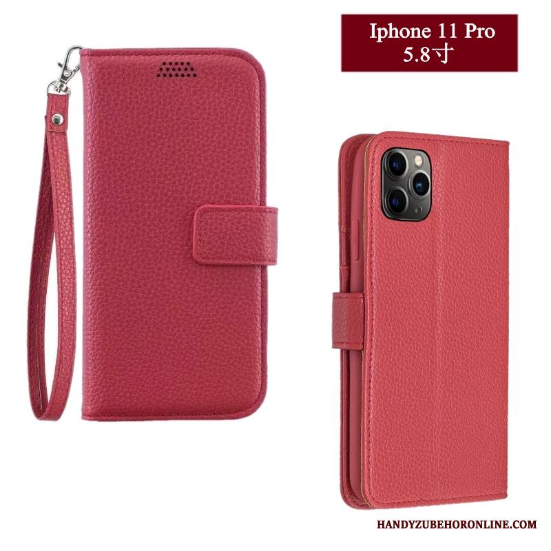 iPhone 11 Pro Max Kuori Puhelimen Kuoret Nahkakotelo Murtumaton All Inclusive Suojaus