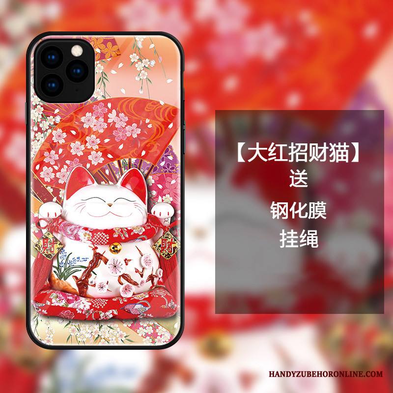 iPhone 11 Pro Max Kuori Rikkaus Puhelimen Kuoret Murtumaton Sarjakuva Kissa All Inclusive Ihana