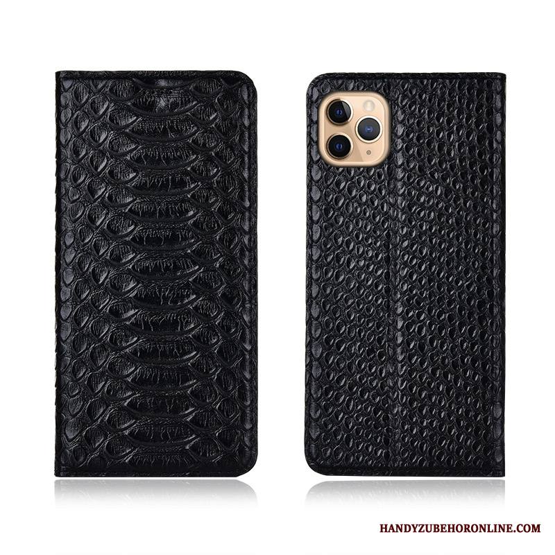 iPhone 11 Pro Max Kuori Simpukka Nahkakotelo Kukkakuvio Murtumaton Suojaus Luova Aito Nahka