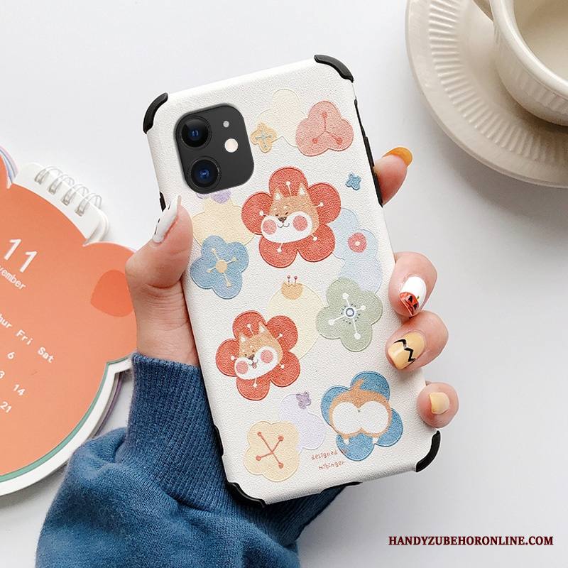 iPhone 12 Kuori Kotelo Luova Net Red Suojaus Silikoni Kukka Murtumaton