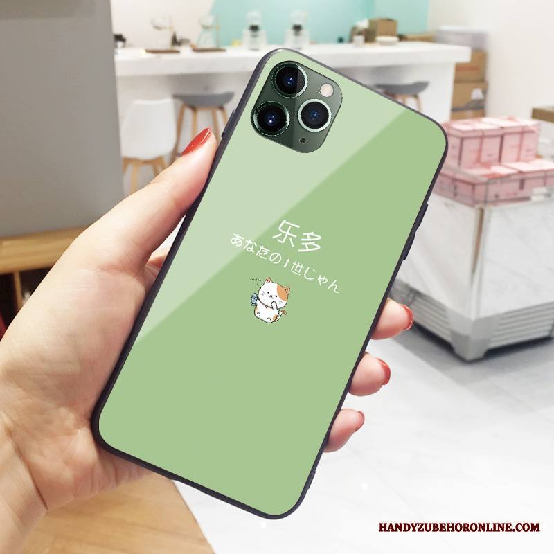 iPhone 12 Mini Kuori Lasi Ihana Luova Yksinkertainen Persoonallisuus Musta Kissa