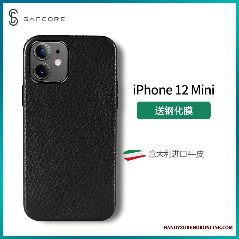 iPhone 12 Mini Kuori Ylellisyys Violetti Puhelimen Kuoret Tähti Trendi Suojaus Aito Nahka