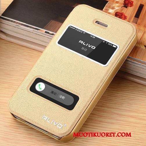 iPhone 4/4s Simpukka Trendi Kotelo Kuori Nahkakotelo Suojaus Pinkki