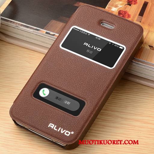 iPhone 4/4s Simpukka Trendi Kotelo Kuori Nahkakotelo Suojaus Pinkki