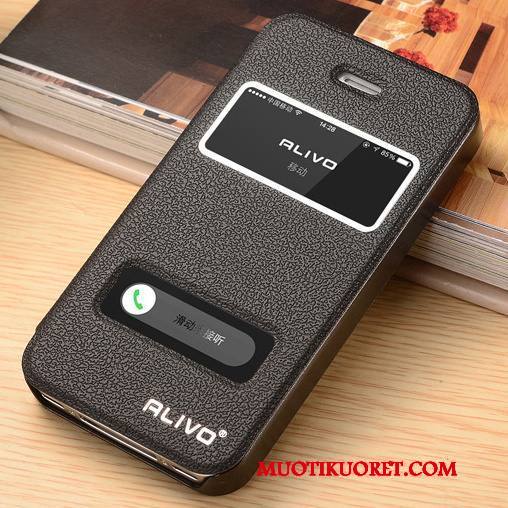 iPhone 4/4s Simpukka Trendi Kotelo Kuori Nahkakotelo Suojaus Pinkki