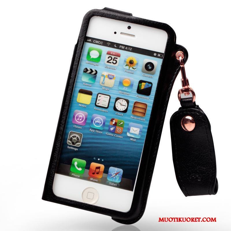 iPhone 5/5s Kuori Hoikka Kotelo Nahkakotelo Puhelimen Suojaus Jauhe