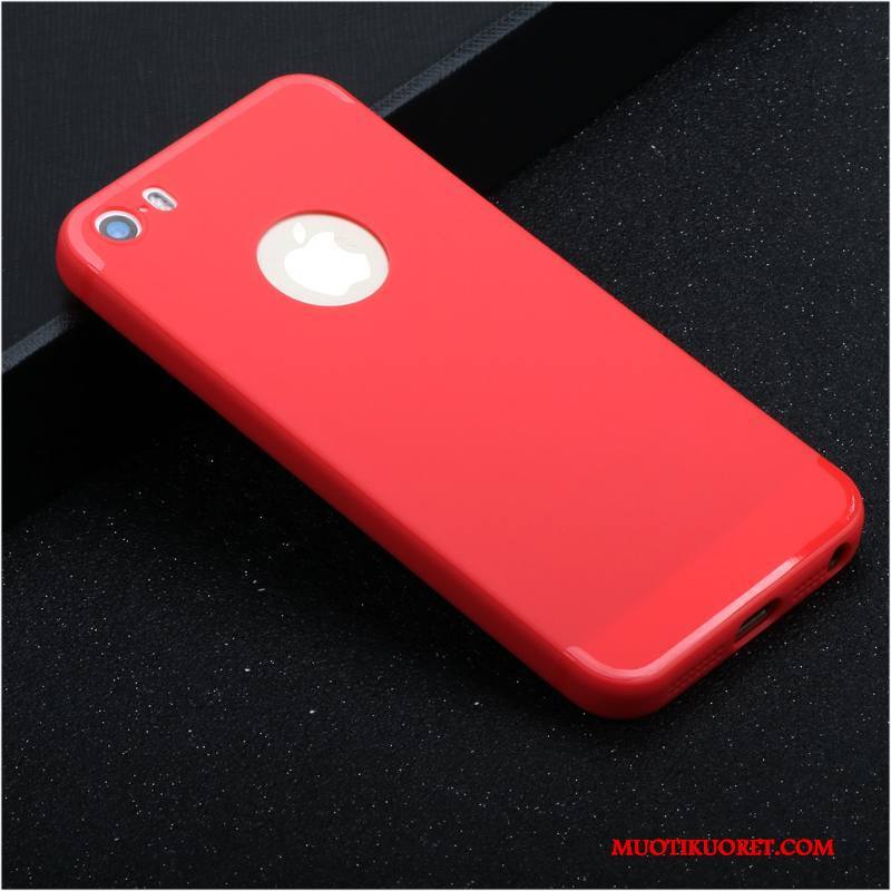 iPhone 5/5s Kuori Kotelo Luova Pesty Suede Suojaus Pehmeä Neste Ohut Silikoni