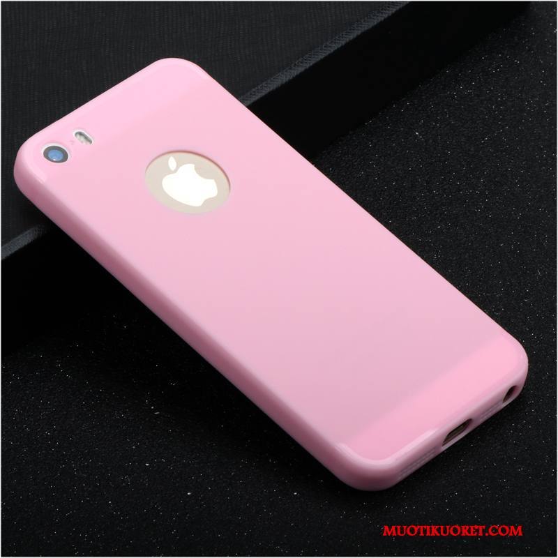 iPhone 5/5s Kuori Kotelo Luova Pesty Suede Suojaus Pehmeä Neste Ohut Silikoni