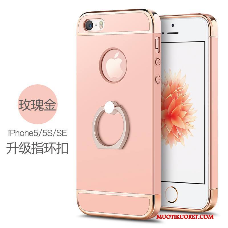 iPhone 5/5s Kuori Kova Puhelimen Kuoret Kulta Kotelo Pinkki Suojaus