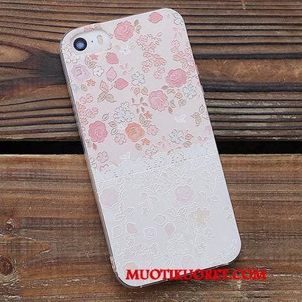 iPhone 5/5s Kuori Pehmeä Neste Vihreä Puhelimen Kuoret Kohokuviointi Ripustettavat Koristeet Silikonikuori