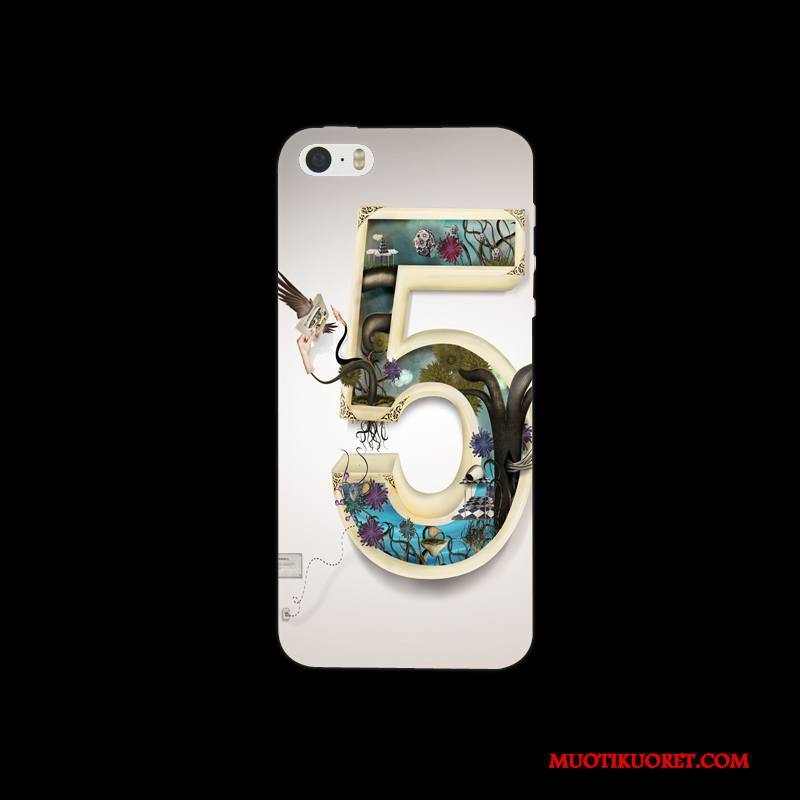 iPhone 5/5s Kuori Pesty Suede Kova Punainen Kotelo Suojaus Puhelimen Kuoret