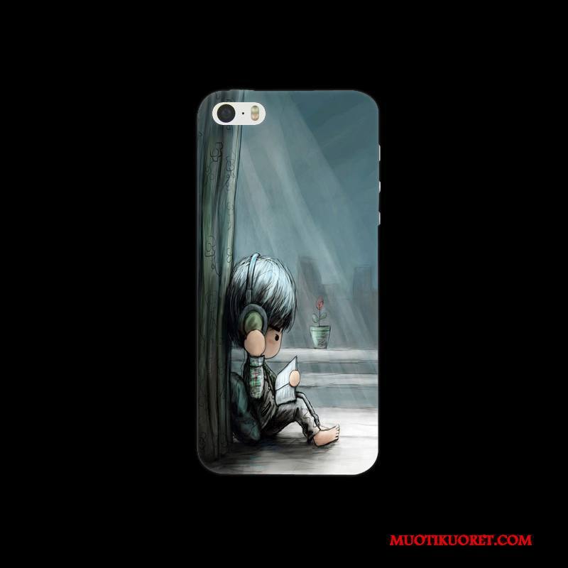iPhone 5/5s Kuori Pesty Suede Kova Punainen Kotelo Suojaus Puhelimen Kuoret