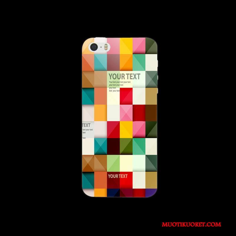 iPhone 5/5s Kuori Pesty Suede Kova Punainen Kotelo Suojaus Puhelimen Kuoret