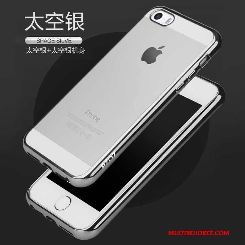 iPhone 5/5s Kuori Suojaus Murtumaton Puhelimen Kuoret Pinkki Trendi Kulta Pehmeä Neste