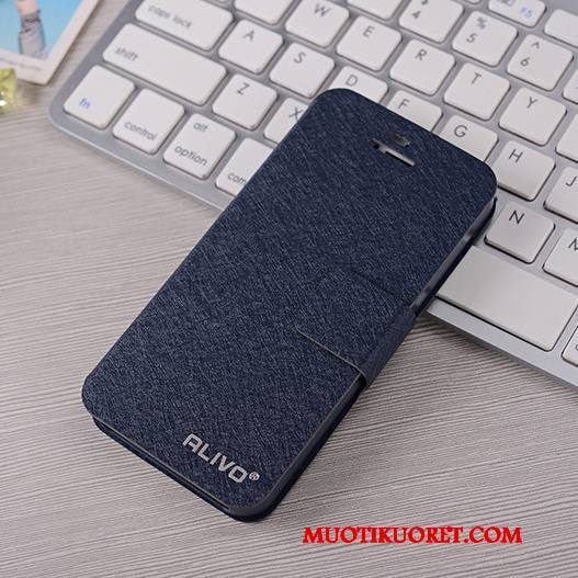 iPhone 5/5s Nahkakotelo Kuoret Kuori Murtumaton Suojaus Puhelimen Kuoret Punainen