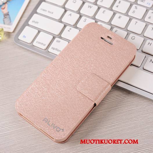 iPhone 5/5s Nahkakotelo Kuoret Kuori Murtumaton Suojaus Puhelimen Kuoret Punainen
