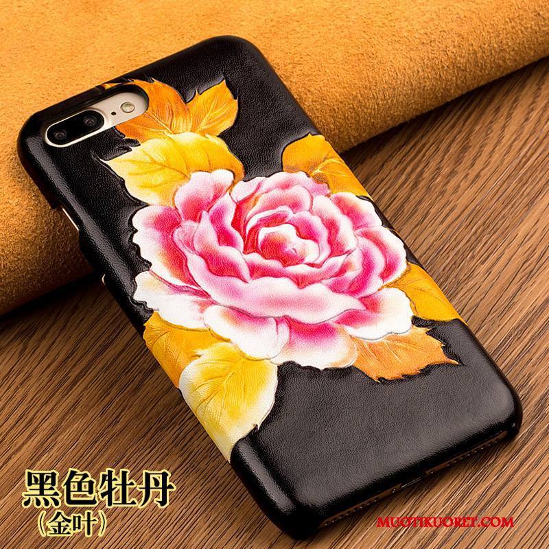 iPhone 5c Kuori Kotelo Violetti Aito Nahka Puhelimen Kuoret Murtumaton Muokata Takakansi