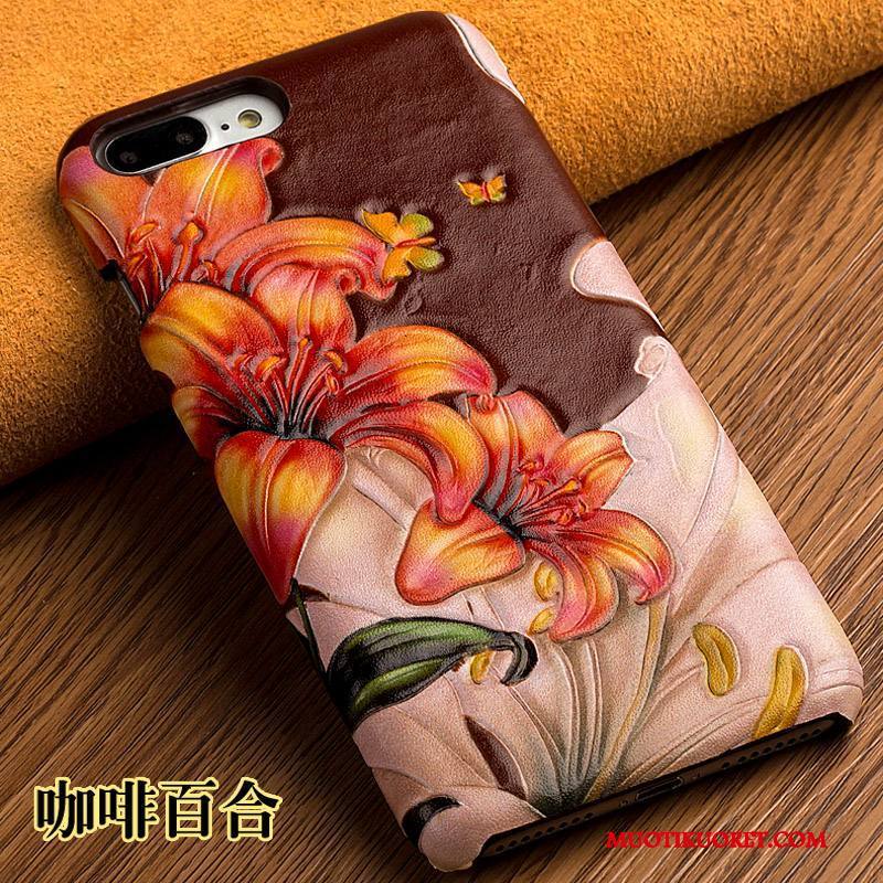 iPhone 5c Kuori Kotelo Violetti Aito Nahka Puhelimen Kuoret Murtumaton Muokata Takakansi