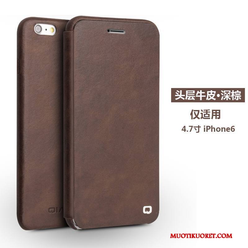 iPhone 6/6s Kuori Kuoret Kotelo Puhelimen Kuoret Suojaus Nahkakotelo Ohut