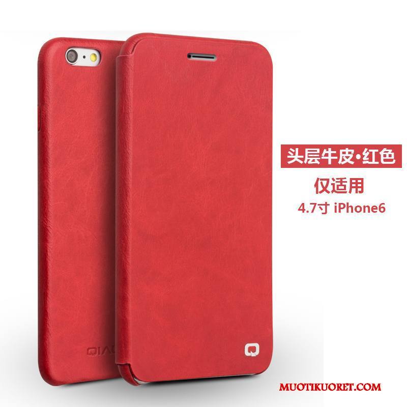 iPhone 6/6s Kuori Kuoret Kotelo Puhelimen Kuoret Suojaus Nahkakotelo Ohut