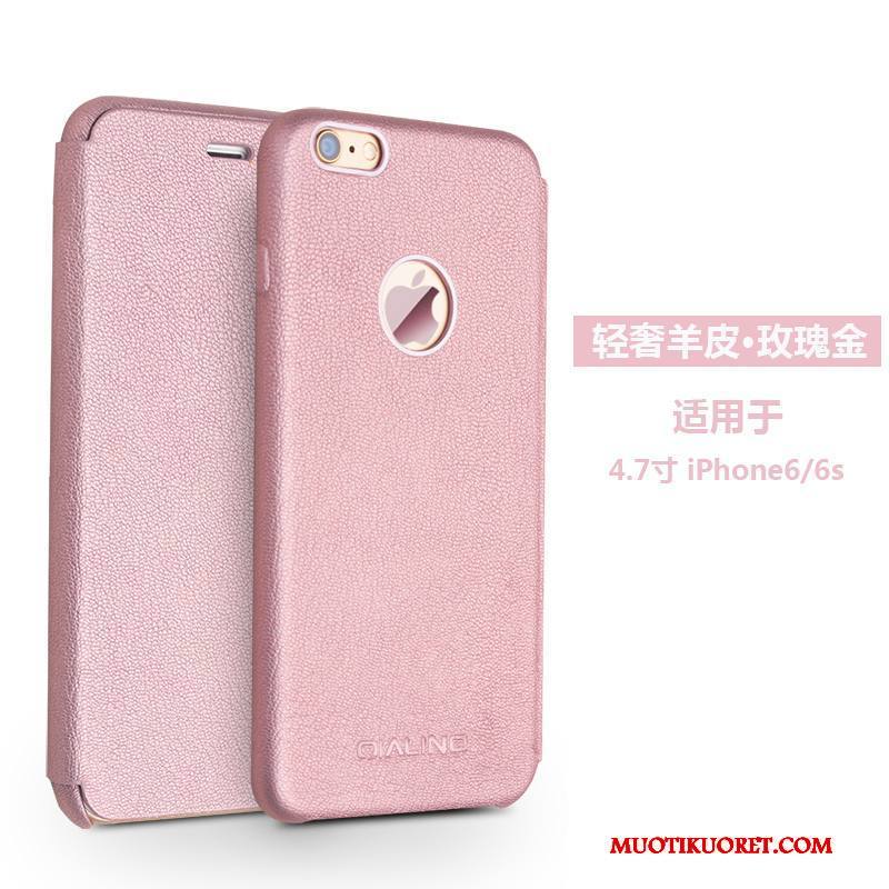 iPhone 6/6s Kuori Kuoret Kotelo Puhelimen Kuoret Suojaus Nahkakotelo Ohut