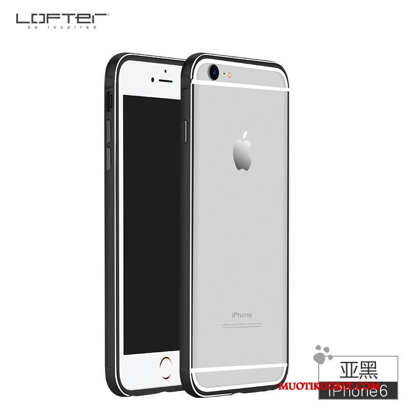 iPhone 6/6s Kuori Murtumaton Puhelimen Kuoret Silikoni Kulta Kehys Metalli Punainen