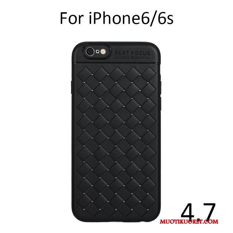 iPhone 6/6s Kuori Nahka Kukkakuvio Uusi All Inclusive Kotelo Suojaus Silikoni