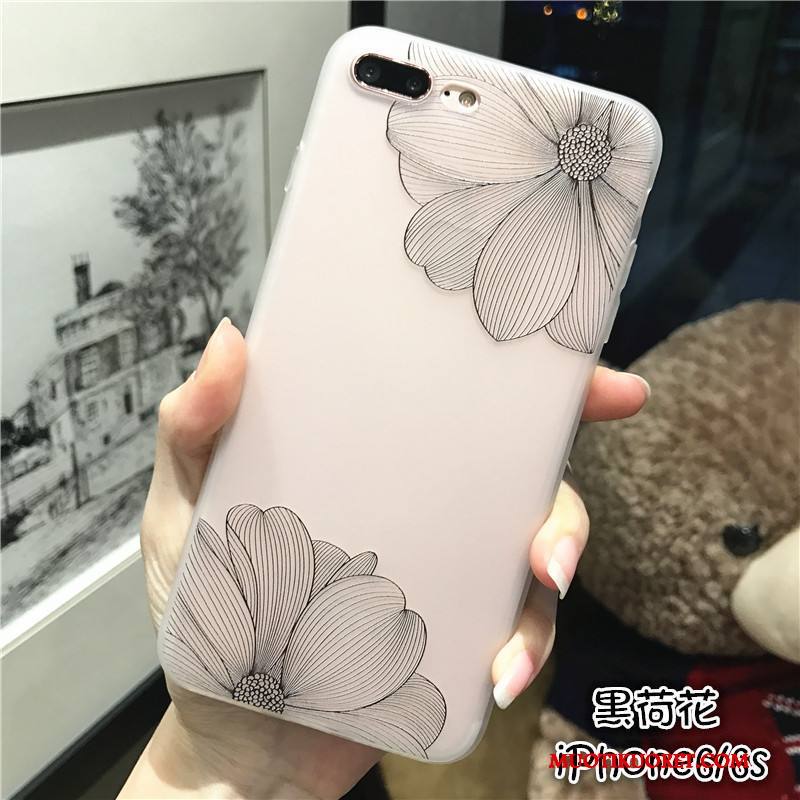 iPhone 6/6s Kuori Persoonallisuus Kotelo Trendi Yksinkertainen Puhelimen Kuoret Pesty Suede Jauhe