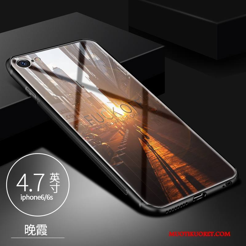 iPhone 6/6s Kuori Persoonallisuus Violetti Murtumaton Luova Trendi Lasi